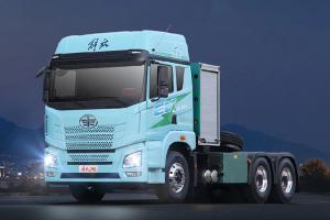 解放青汽JH6 6×4純電動(dòng)牽引車：我的主場(chǎng)，水陸通吃