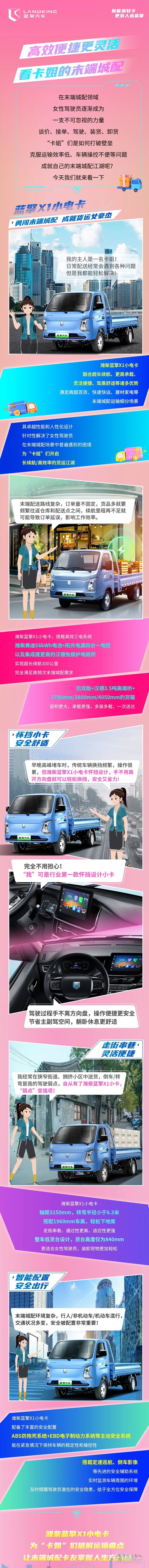 高效便捷更靈活！看濰柴藍(lán)擎 X1帶“卡姐”們刷新貨運(yùn)自由度！