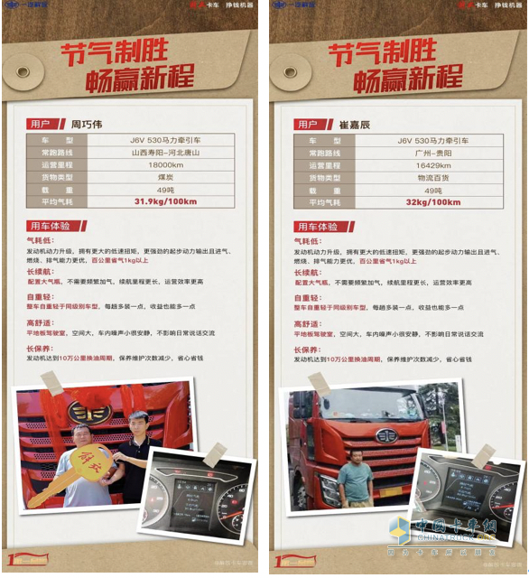 燃擎高效，掙錢機(jī)器！卡友熱議解放J6V LNG牽引車“駕值”