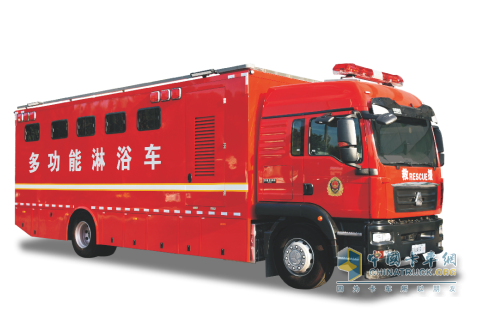 森源鴻馬淋浴車強(qiáng)化應(yīng)急救援后勤保障：溫暖一線人員