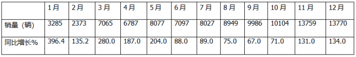 12月新能源輕卡銷(xiāo)13770輛再創(chuàng)新高！ 2024全年累銷(xiāo)9.9萬(wàn)輛收官