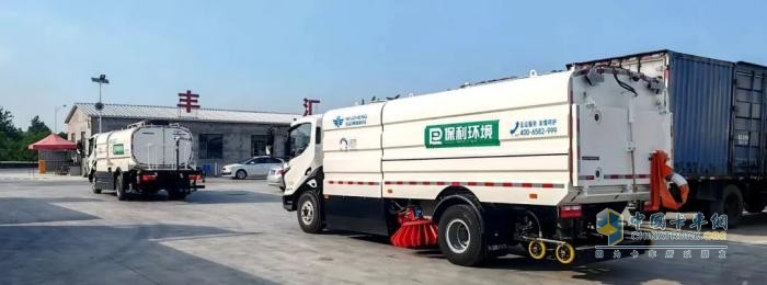 五征環(huán)保科技攜手保利物業(yè)，以純電動(dòng)洗掃車打造天津環(huán)衛(wèi)“新標(biāo)尺”