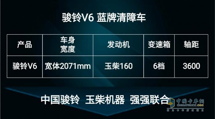 駿鈴V6藍(lán)牌清障車(chē)：江淮配玉柴，財(cái)源滾滾來(lái)