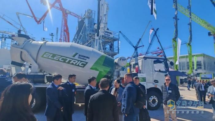 綠色“砼”行！徐工新能源攪拌車亮相德國寶馬展Bauma 2025