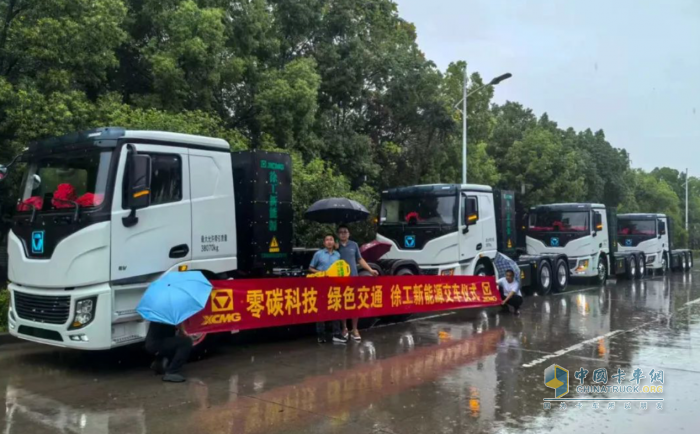 全國熱銷！徐工新能源重卡穿越熱浪、交付客戶