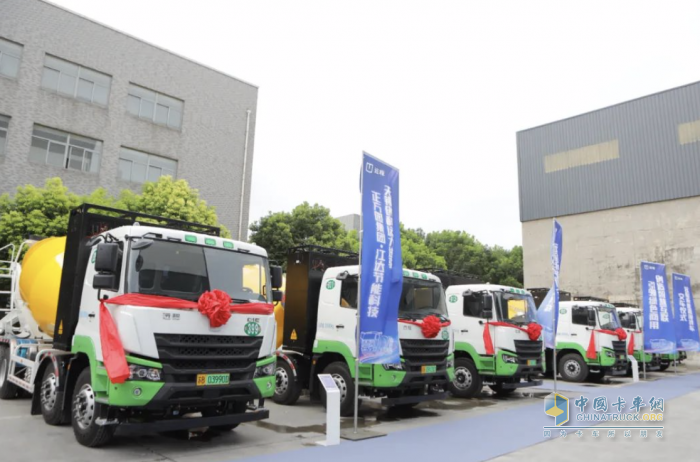 零碳高效漢馬科技M7E純電動攪拌車，綠色創(chuàng)富遙遙領先