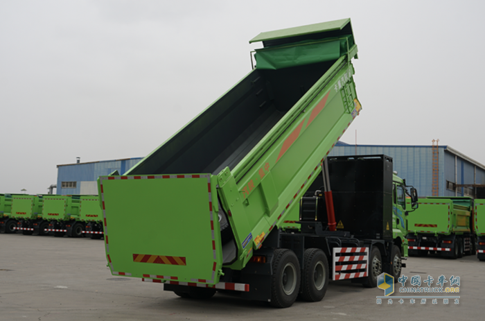 中集·陜汽一體化：M3000E新能源渣土車，定義綠色新標桿！