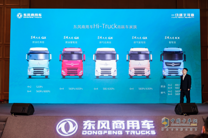 重新定義中國高端重卡！東風(fēng)商用車Hi-Truck高端車家族發(fā)布