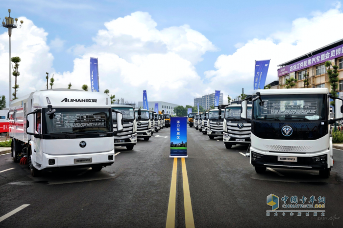 50余輛福田歐曼專用車集結(jié)，歐曼銀河3高效運(yùn)營(yíng)價(jià)值之旅抵達(dá)隨州
