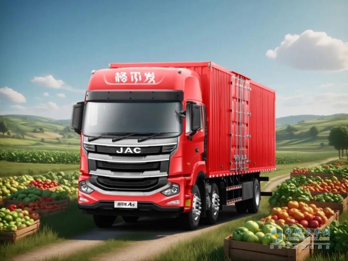 江淮格爾發(fā)A5 6×2載貨車出征，護(hù)航田間到餐桌的鮮活