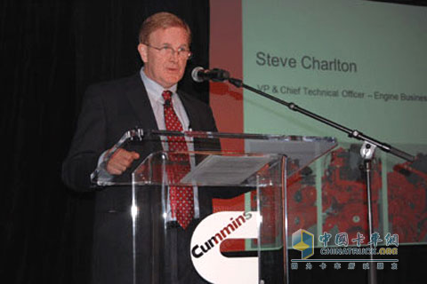 康明斯發(fā)動機部副總裁、首席技術官 Steve Charlton