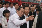 太原車展期間領(lǐng)導(dǎo)視察山西太原長安展位 