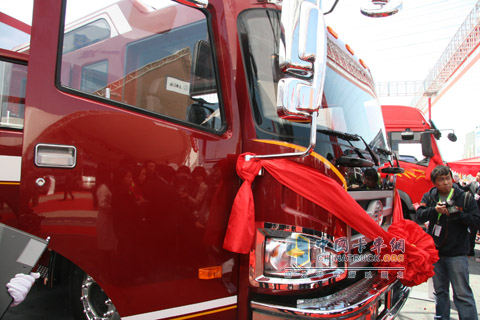 2010北京車展一汽解放消防車