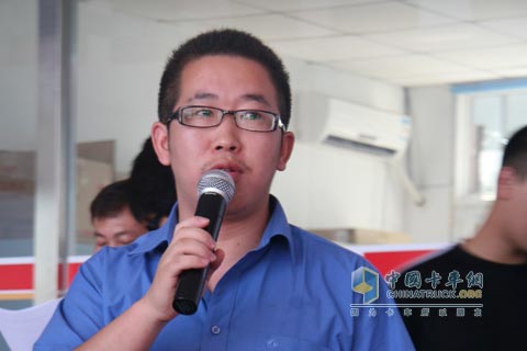 北京柳汽乘龍609安全萬里行代表發(fā)言