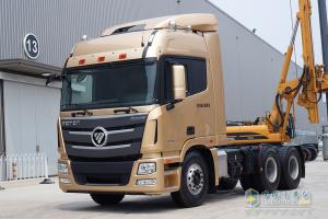 福田戴姆勒歐曼GTL6*4牽引車實拍圖