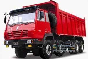 陜汽 2011“馳久版” 奧龍 394馬力 8×4 自卸車(chē)