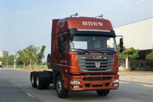 聯(lián)合卡車 E336重卡 336馬力 6X4 國(guó)五LNG牽引車(QCC4252N654M)
