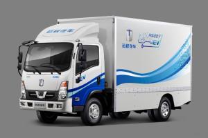 遠(yuǎn)程汽車(chē) E200 標(biāo)配版 4.14米單排廂式 96.76kWh 純電動(dòng)輕卡載貨車(chē)(DNC5042XXYBEVK3)