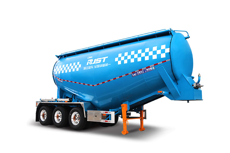瑞江罐車(chē) 45/42方 臥式單倉(cāng)碳鋼粉罐半掛車(chē) 下灰半掛車(chē)（WL9400GXH）
