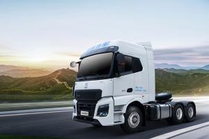 遠(yuǎn)程汽車(chē) 甲醇重卡 316kw 6×4 國(guó)六 牽引車(chē)(DNC4250GM6) 高速版本（最高車(chē)速110km/h）