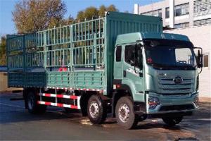 青島解放 JK6重卡 320馬力 6X2 9.8米 國(guó)六 倉(cāng)柵式載貨車(chē)