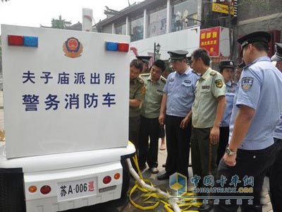 南京：警務(wù)消防車正式投入派出所巡防工作