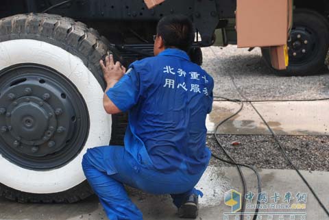 北奔保障國慶用車服務(wù)人員忙碌中