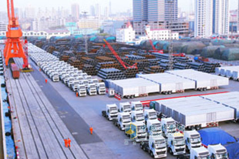 2010上半年我國重卡出口形勢喜人