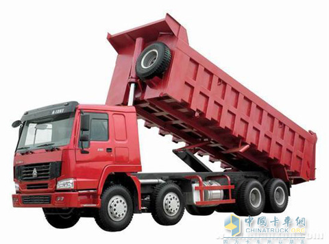 中國重汽HOWO8*4自卸車